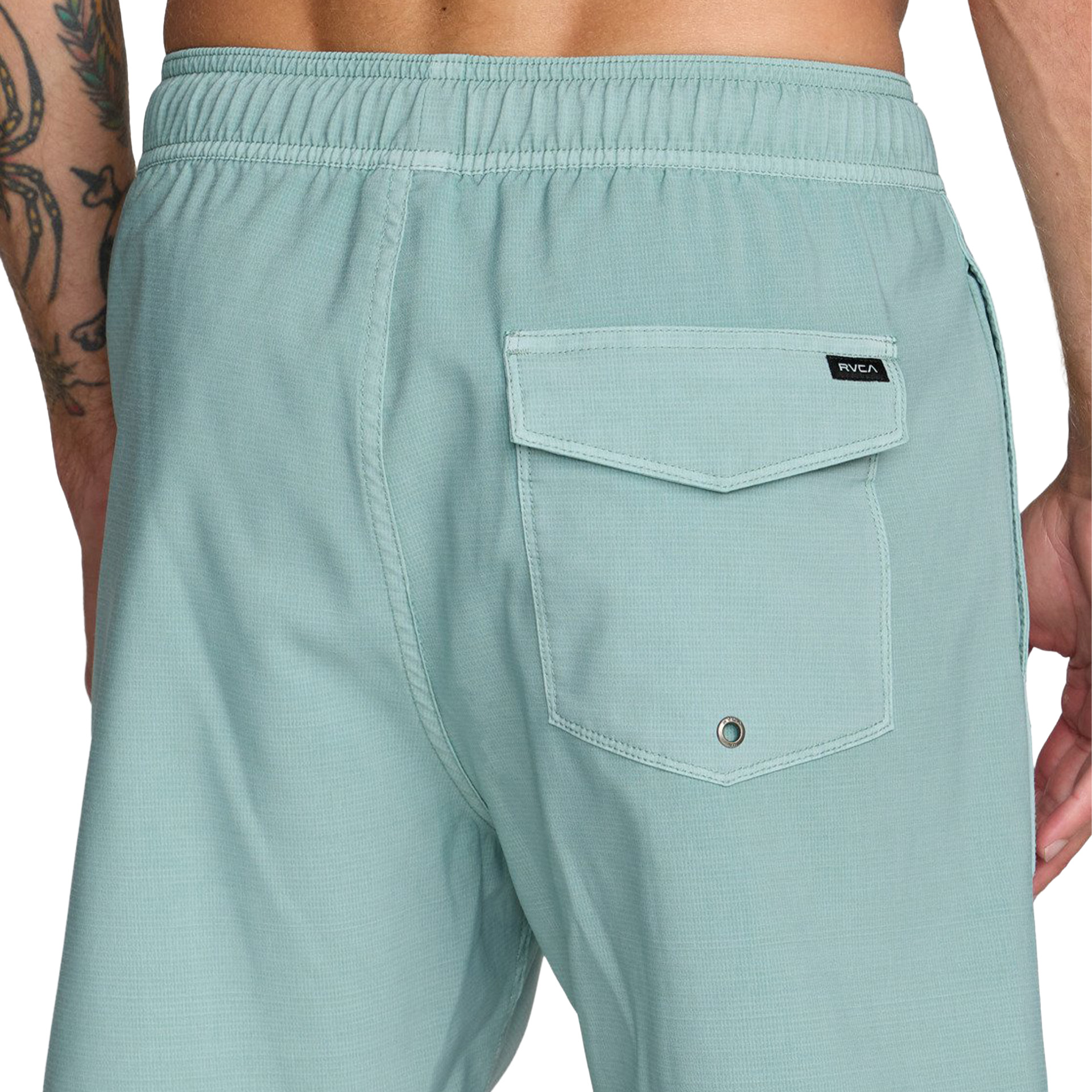 Rvca Volleyshorts Va Pigment Elastic 16 Blue Haze