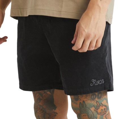 Rvca Walkshorts Escape Elastic Cord Ii Black
