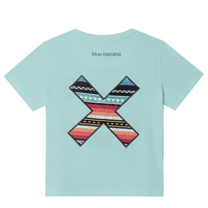 Blue Banana T-shirt Classic Kids Acqua