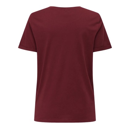 Only T-shirt Lina Bear O-neck Box Cabernet New York Teddy