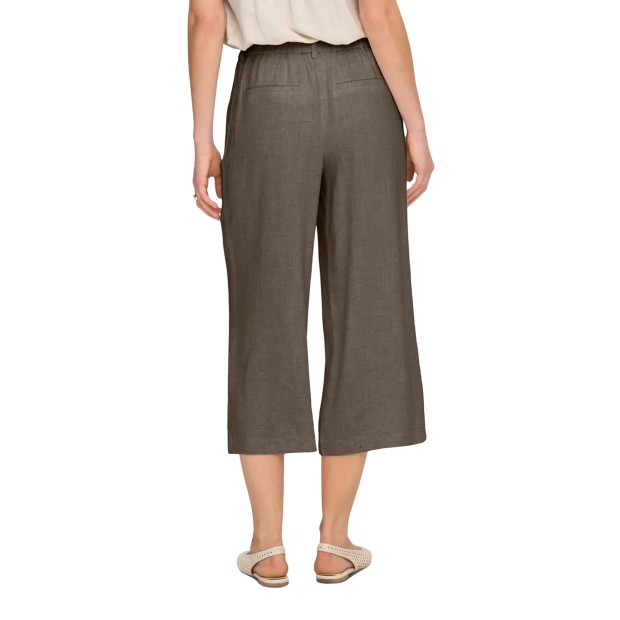 Only Calça Siesta Hw Lin Bl Clean Walnut