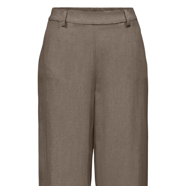 Only Calça Siesta Hw Lin Bl Clean Walnut