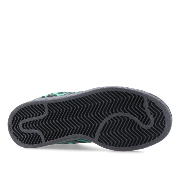 adidas Originals Superstar II W Semi Screaming Green / Core Black