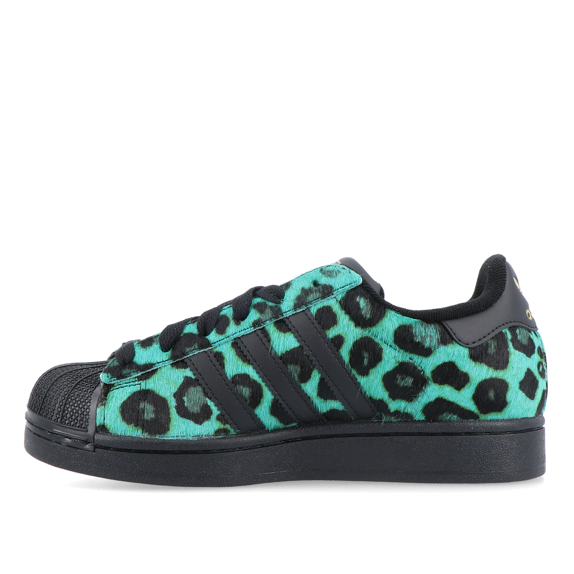 adidas Originals Superstar II W Semi Screaming Green / Core Black