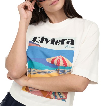 Only T-shirt Vega New Vibe Cloud Dancer Riviera