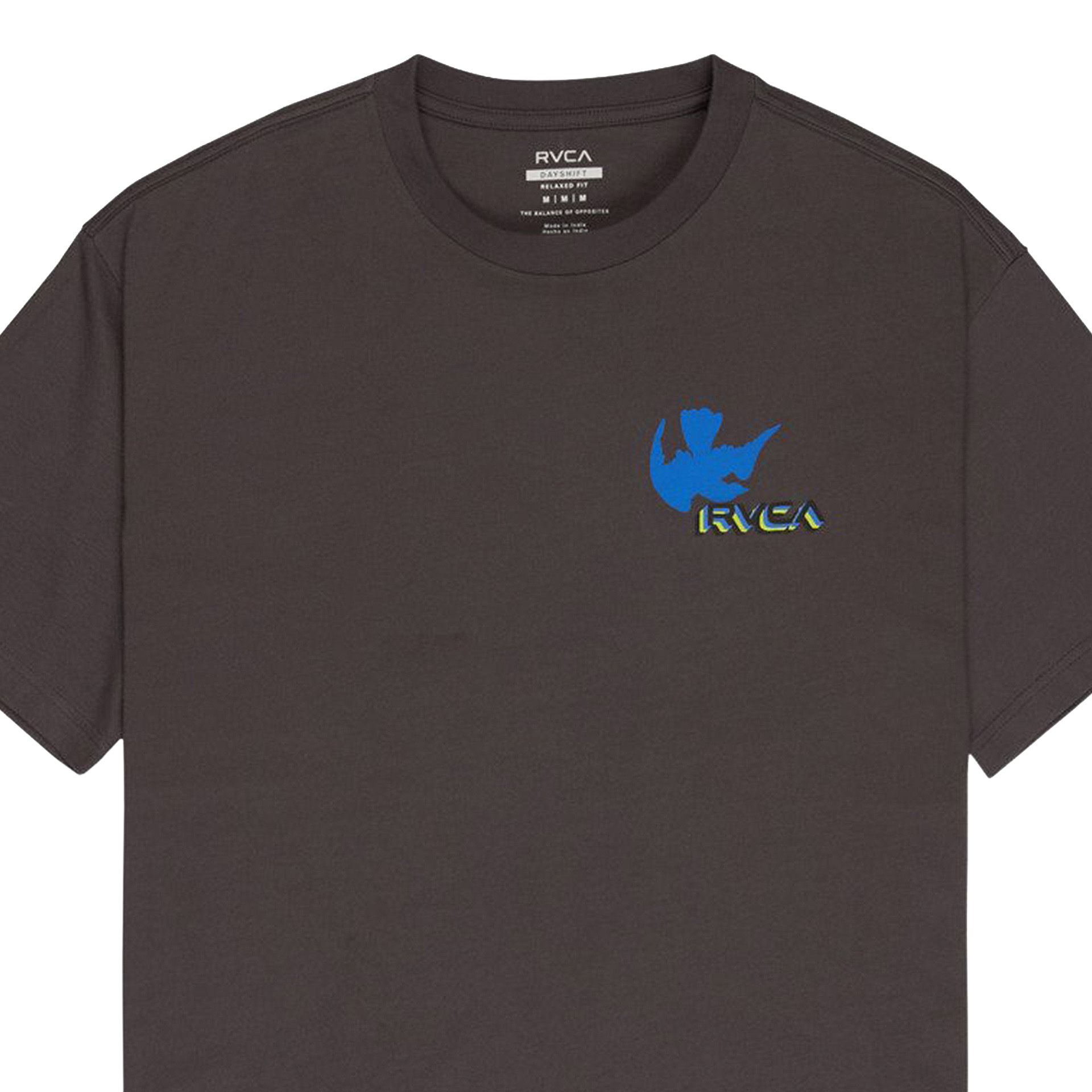 Rvca T-shirt Antonia Figueiredo Birds Garage Blue
