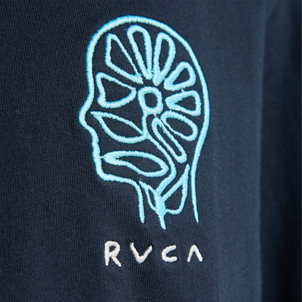 Rvca T-shirt In Nature Black