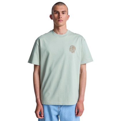 Rvca T-shirt In Nature Light Olive