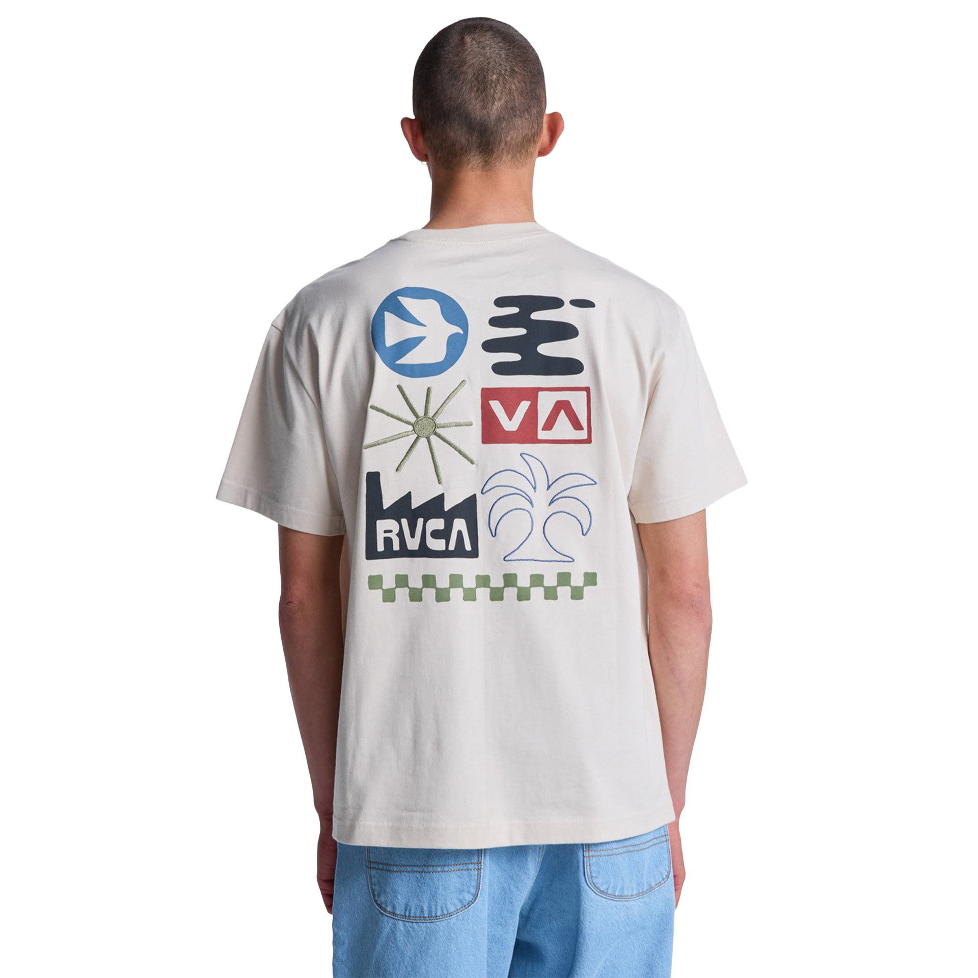 Rvca T-shirt Mirage Moonbeam