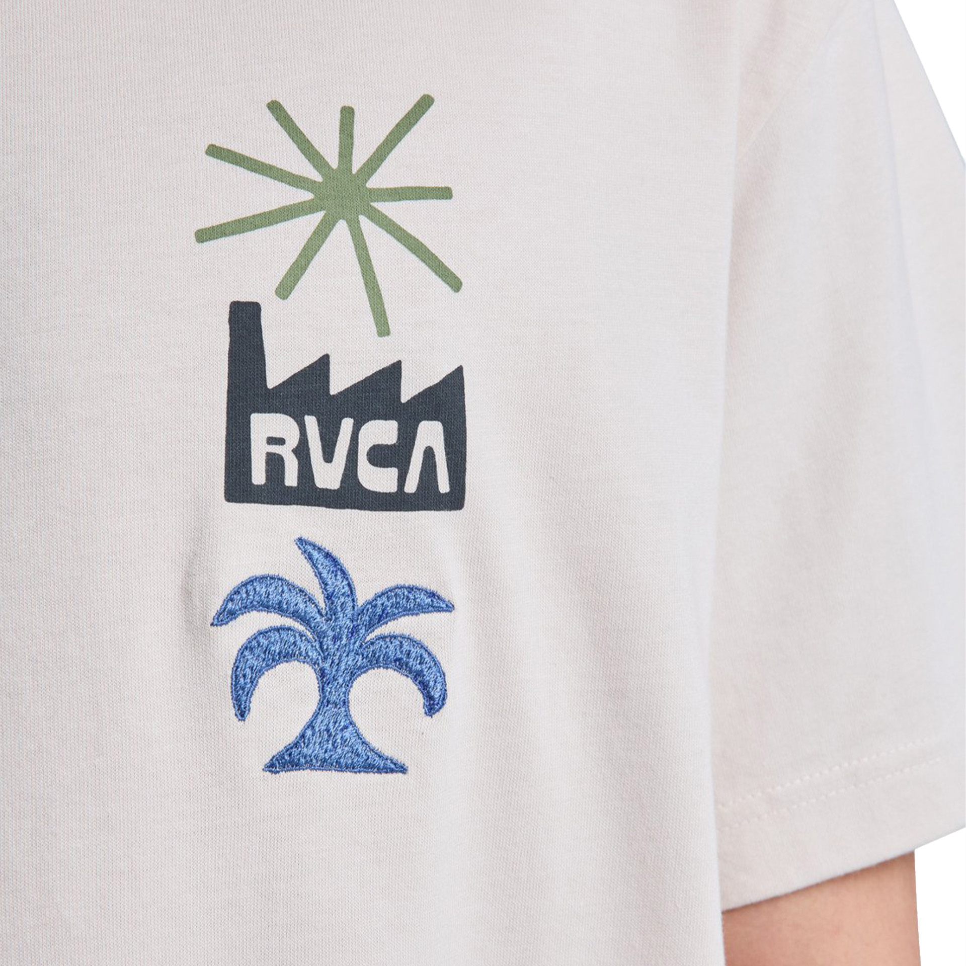 Rvca T-shirt Mirage Moonbeam