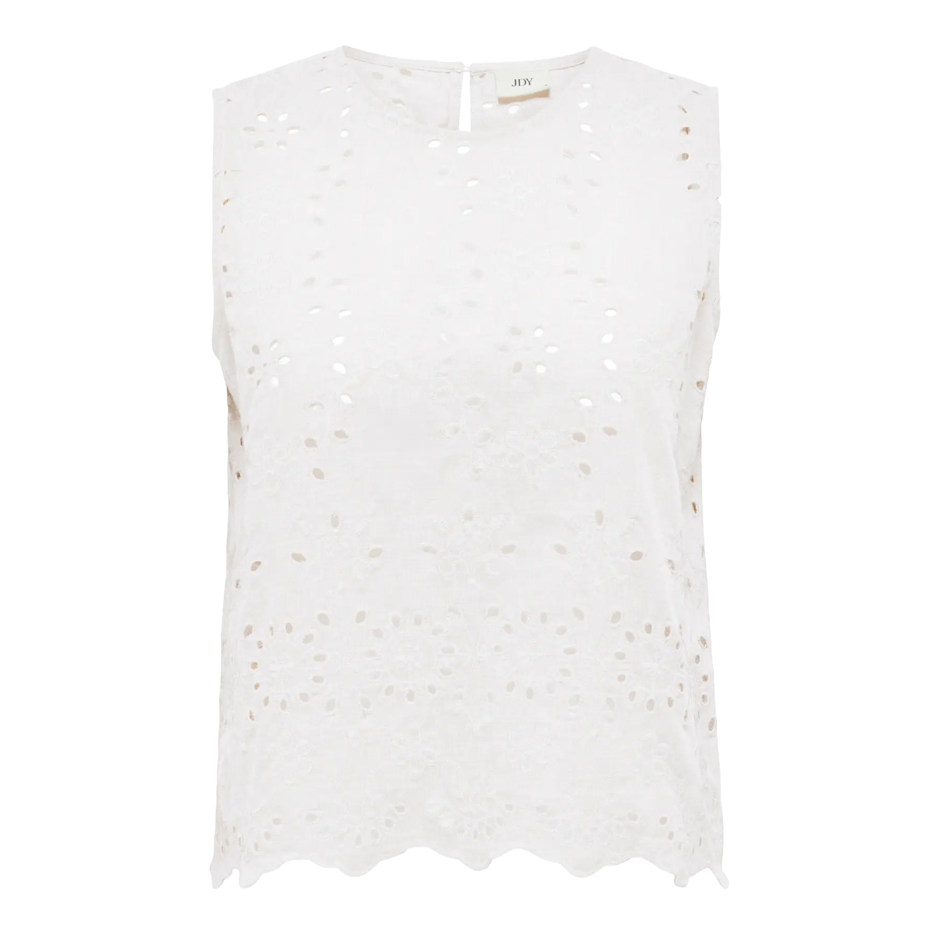 JDY Top Marina Emb. Cloud Dancer Bright White