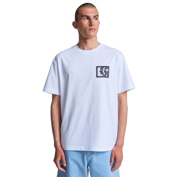Rvca T-shirt Face To Face White