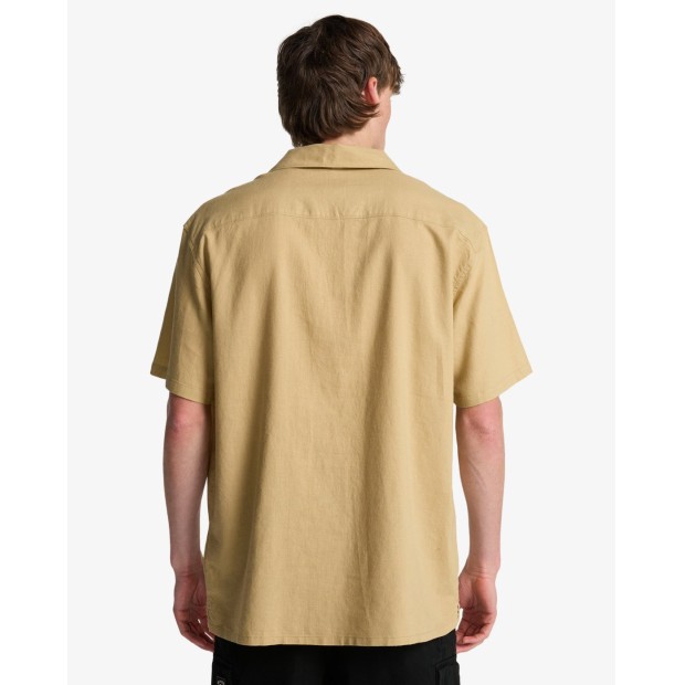Billabong Camisa Ss Vacay Linen Caslte Rock