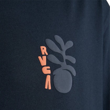 Rvca T-shirt Cut Out Black