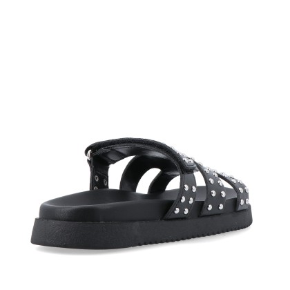 Steve Madden Missile-s Black With Studs