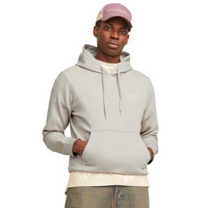 Jack & Jones Sweat Corp Logo Moonbeam Small Print/moonbeam