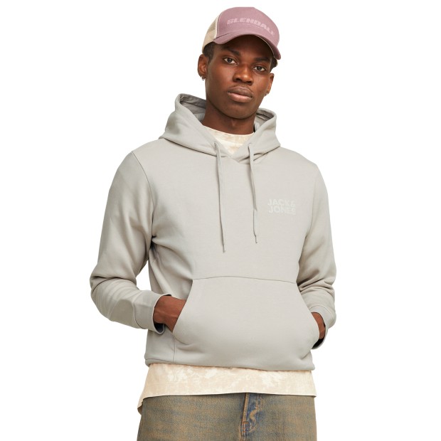 Jack & Jones Sweat Corp Logo Moonbeam Small Print/moonbeam