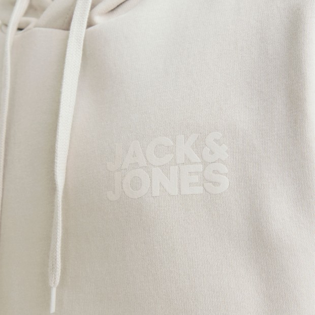 Jack & Jones Sweat Corp Logo Moonbeam Small Print/moonbeam