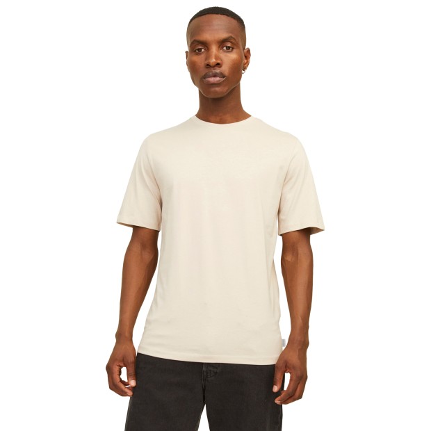Jack & Jones T-shirt Organic Basic O-neck Moonbeam Slim