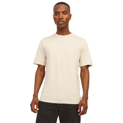 Jack & Jones T-shirt Organic Basic O-neck Moonbeam Slim