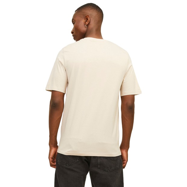 Jack & Jones T-shirt Organic Basic O-neck Moonbeam Slim