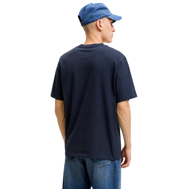 Jack & Jones T-shirt Organic Basic O-neck Navy Blazer Slim