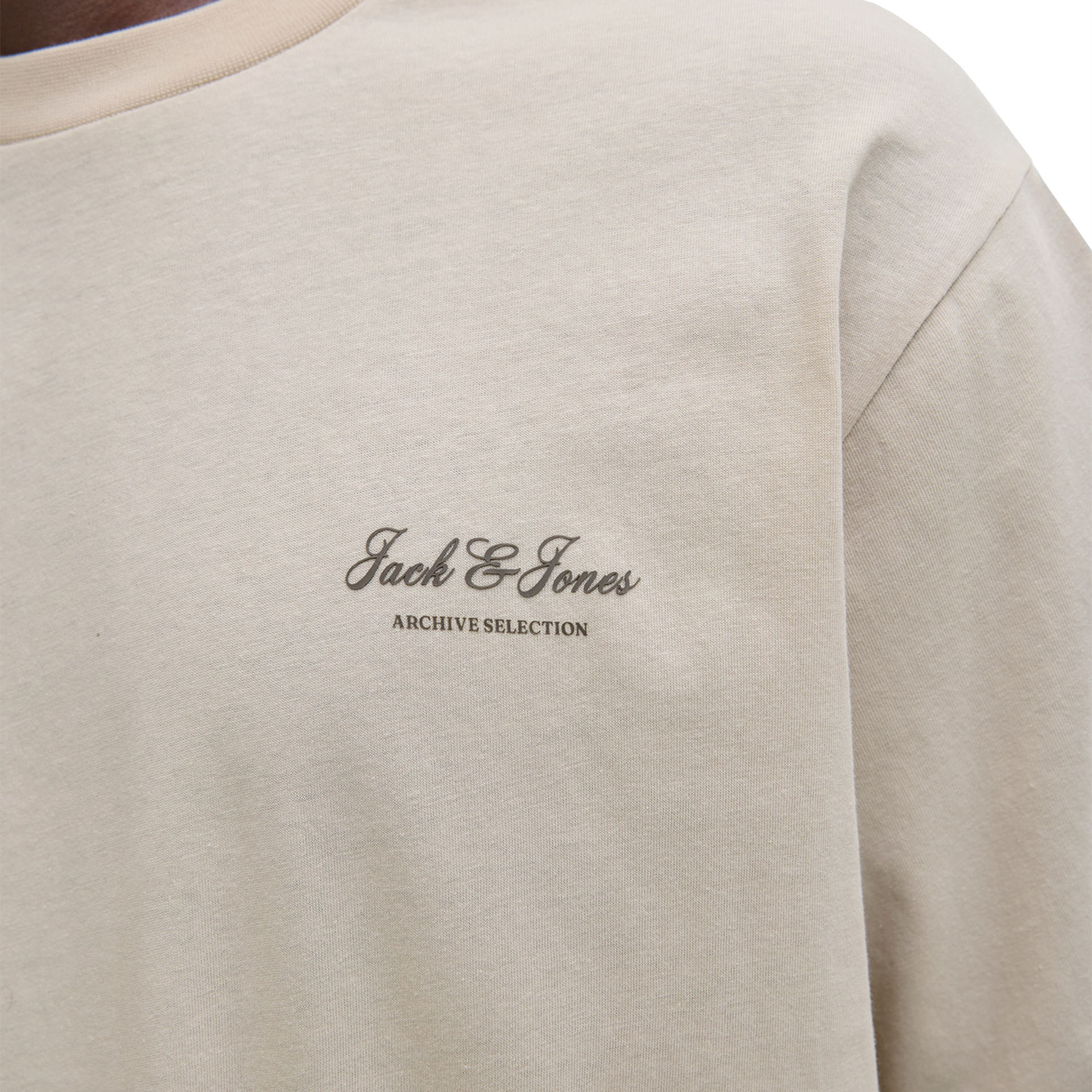 Jack & Jones T-shirt Archive Graphic O-neck Moonbeam
