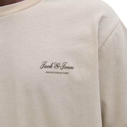 Jack & Jones T-shirt Archive Graphic O-neck Moonbeam