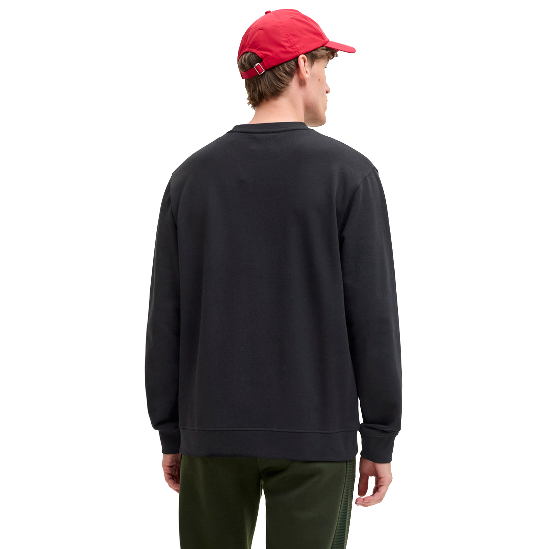 Jack & Jones Sweat Archive Graphic Crew Neck Black