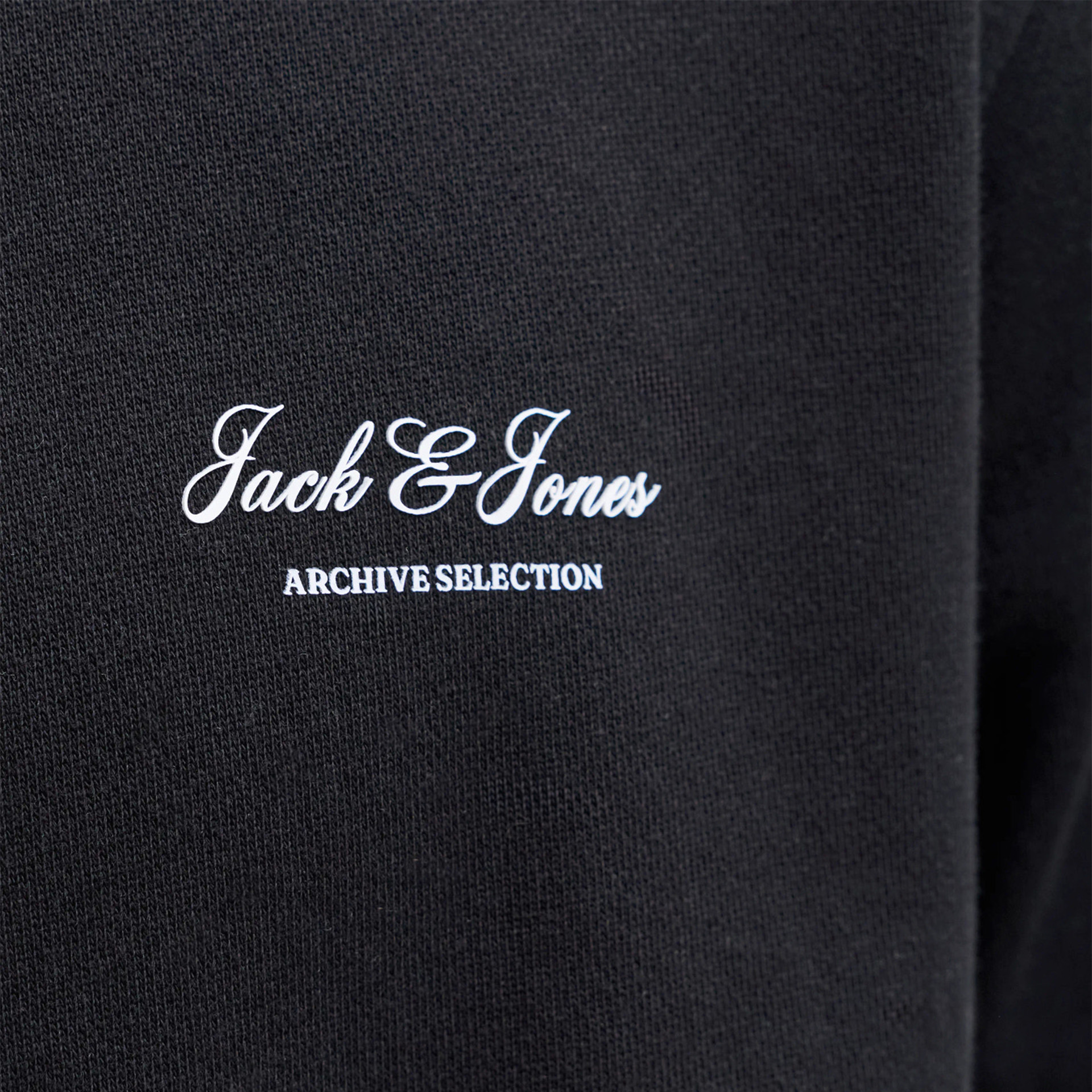 Jack & Jones Sweat Archive Graphic Crew Neck Black