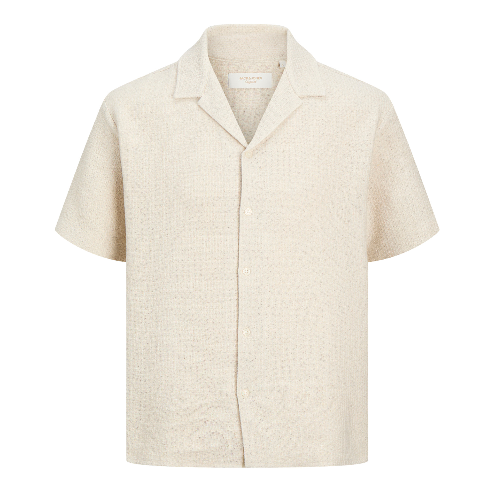 Jack & Jones Camisa Montauk Crochet Antique White