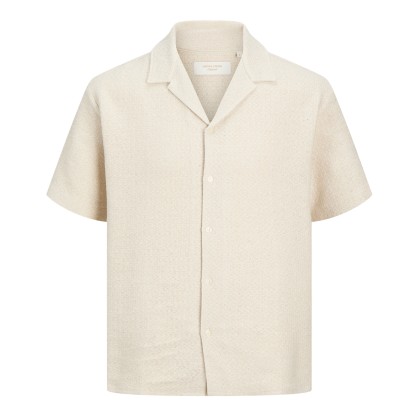 Jack & Jones Camisa Montauk Crochet Antique White