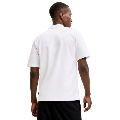 Jack & Jones Polo Blaethan Zip Bright White Jack & Jones Polo Blaethan Zip Bright White