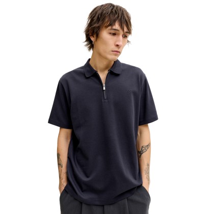 Jack & Jones Polo Blaethan Zip Night Sky