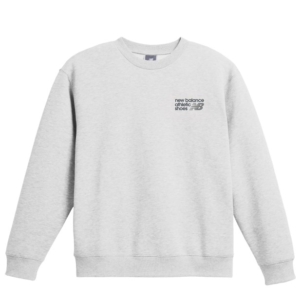 New Balance Sweat Athletics Premium Logo Crew Grey
