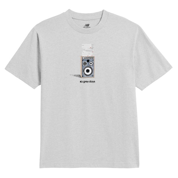 New Balance T-shirt Grey Days Speaker Grey