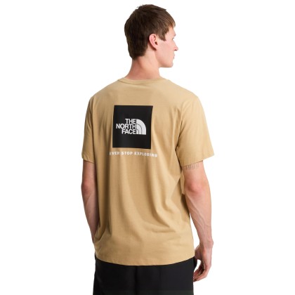 The North Face T-shirt M Evolution Box Nse Regular Khaki Stone The North Face T-shirt M Evolution Box Nse Regular Khaki Stone