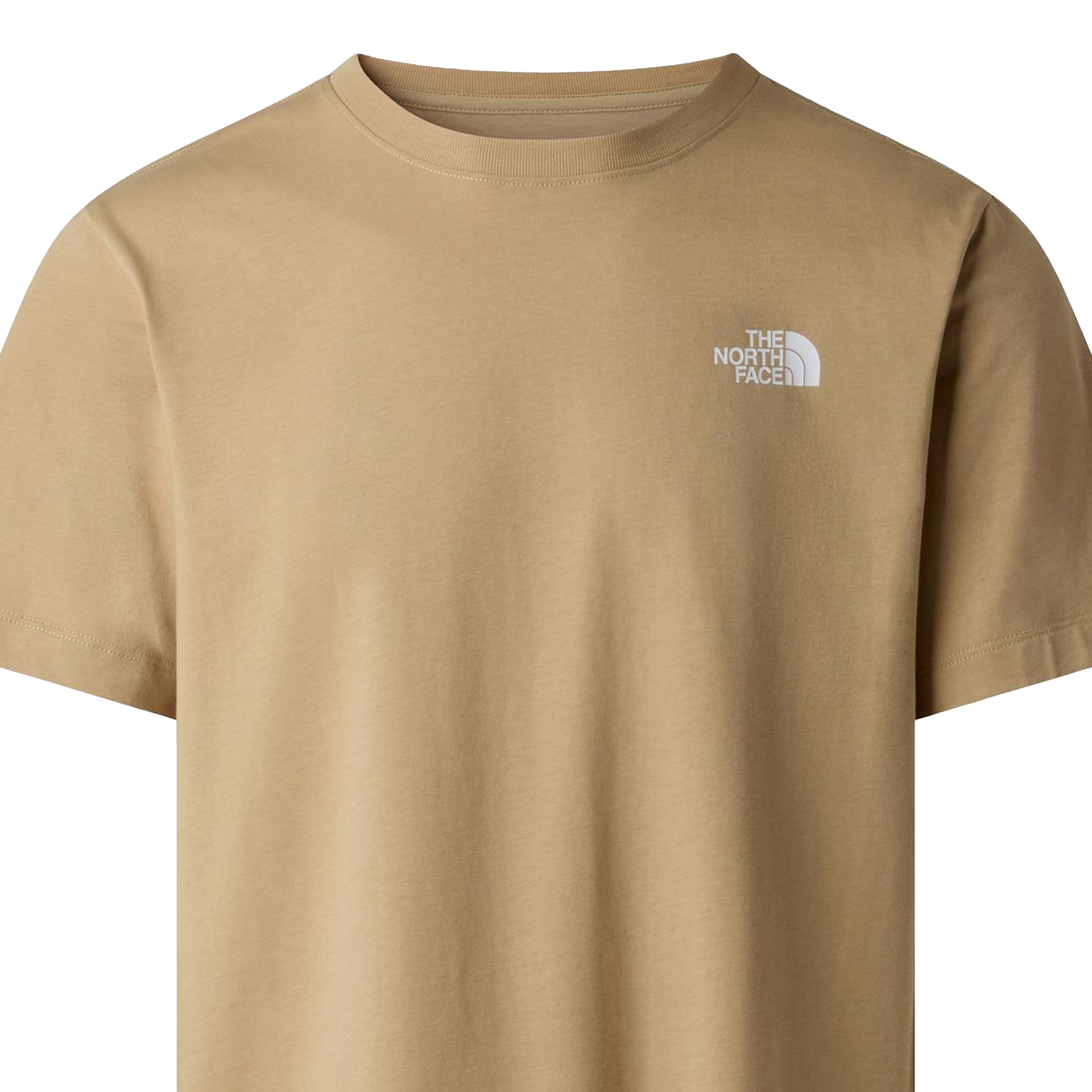 The North Face T-shirt M Evolution Box Nse Regular Khaki Stone