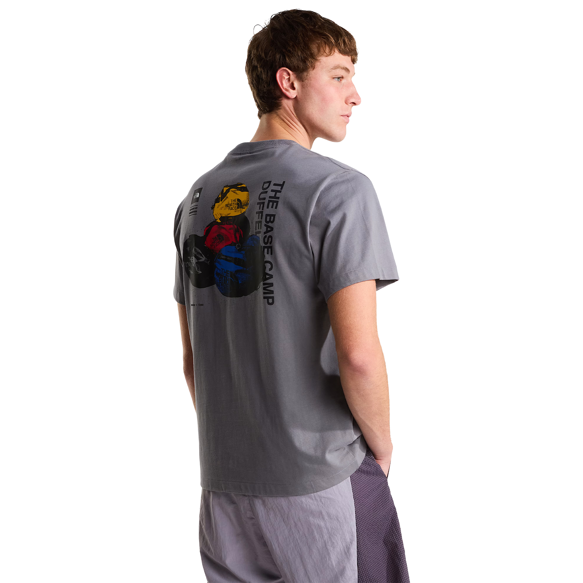 The North Face T-shirt M Bcd Celebration Relaxed Smoked Pearl