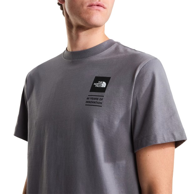 The North Face T-shirt M Bcd Celebration Relaxed Smoked Pearl