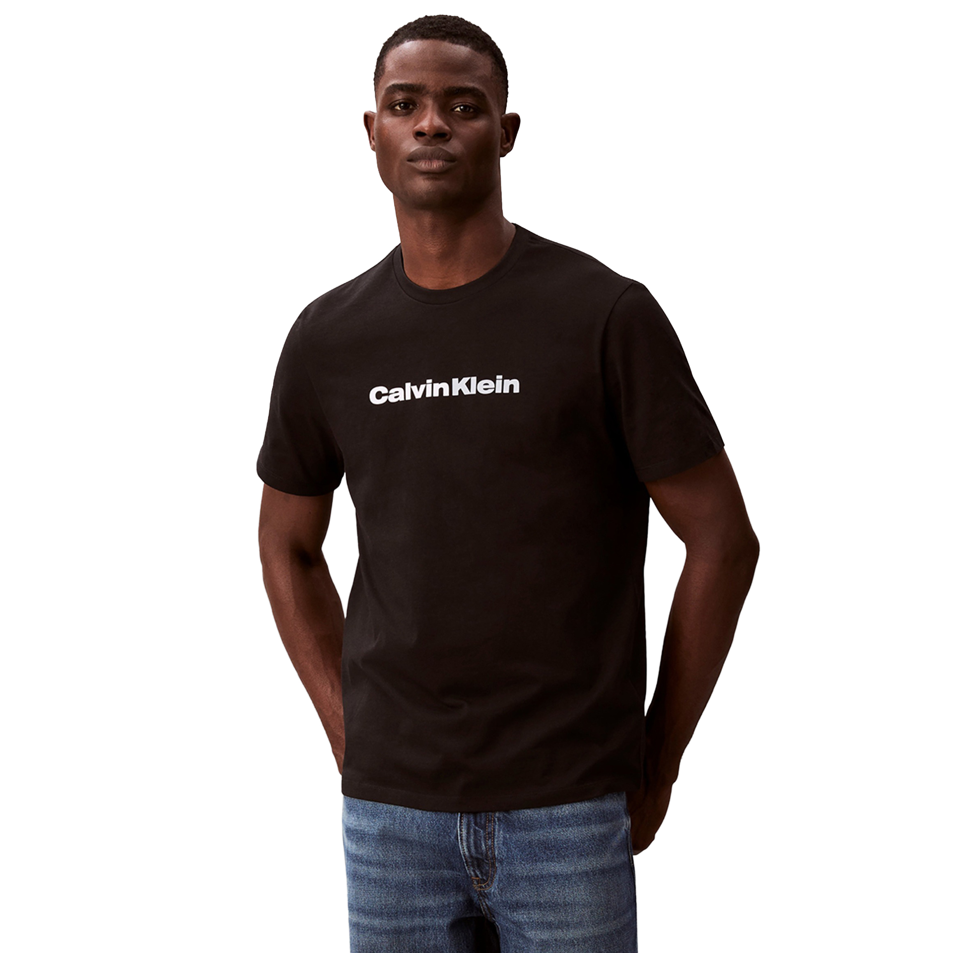 Calvin Klein T-shirt 30s Eu Wholesale Jeans Graphics Black