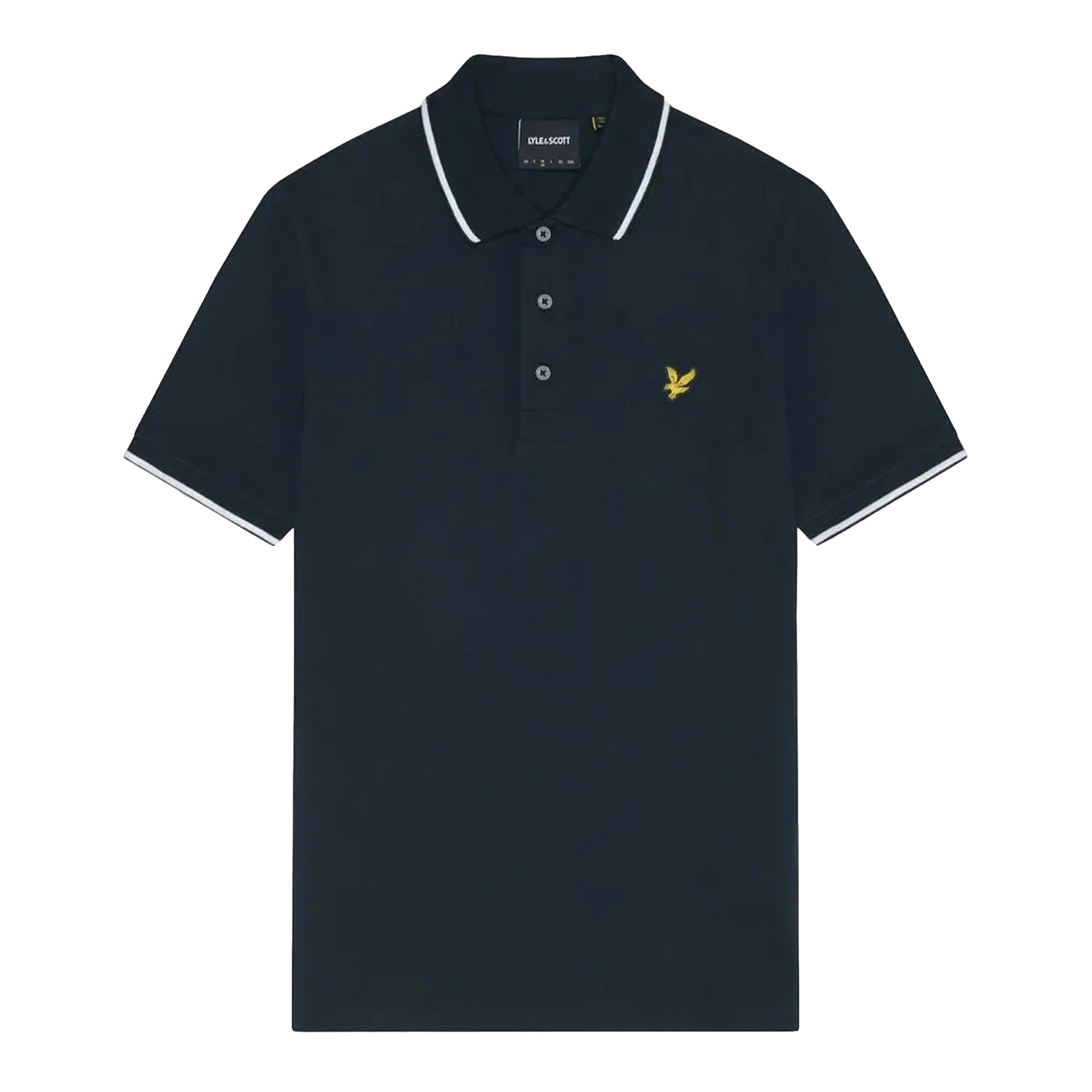 Lyle&Scott Polo Tipped Dark Navy/white