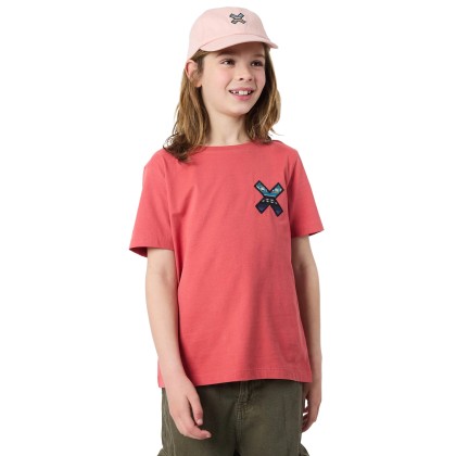 Blue Banana T-shirt Classic Kids Red