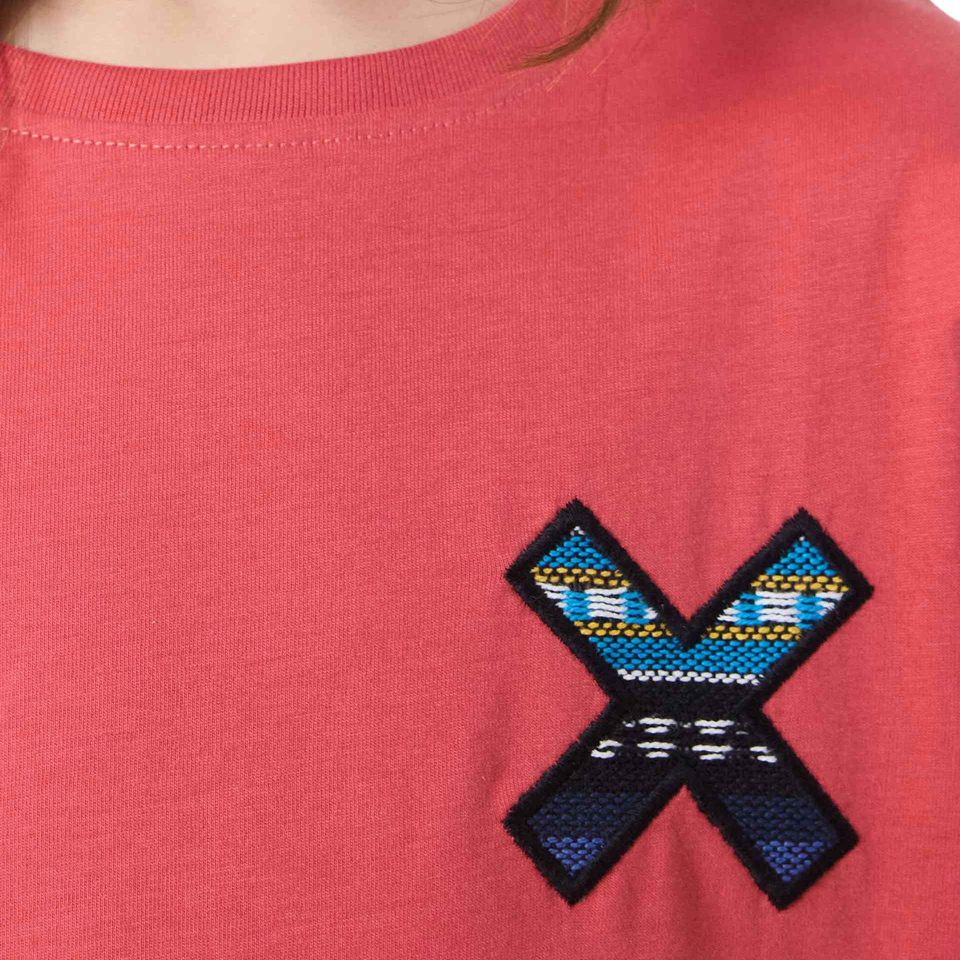 Blue Banana T-shirt Classic Kids Red