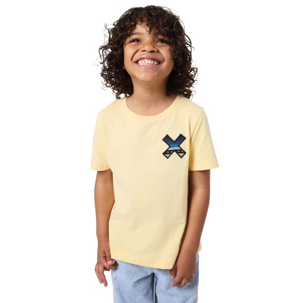 Blue Banana T-shirt Classic Kids Light Yellow