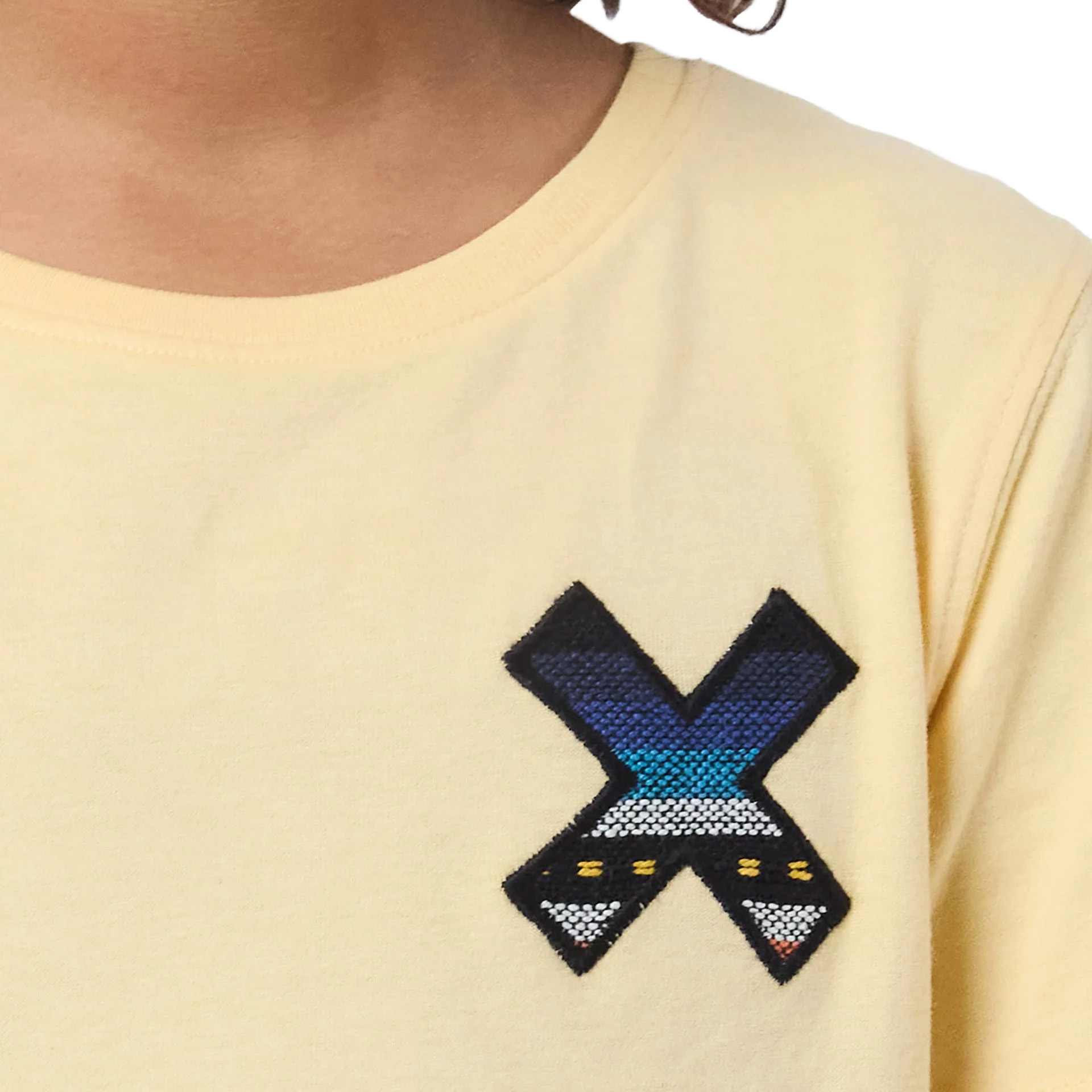 Blue Banana T-shirt Classic Kids Light Yellow