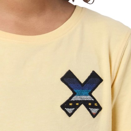 Blue Banana T-shirt Classic Kids Light Yellow