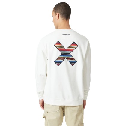 Blue Banana Sweat Classic Crew Off-white