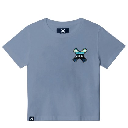 Blue Banana T-shirt Classic Kids Sky Blue