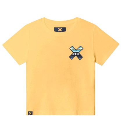 Blue Banana T-shirt Classic Kids Light Yellow